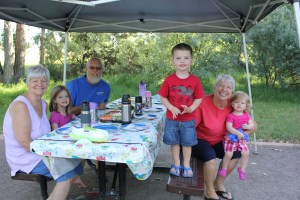 Gram, Pop, and Aunt Linda visited the 2nd night